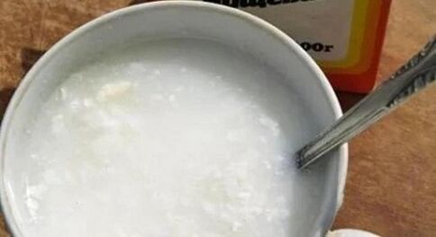 Solución de sodio de bicarbonato para aumentar un miembro