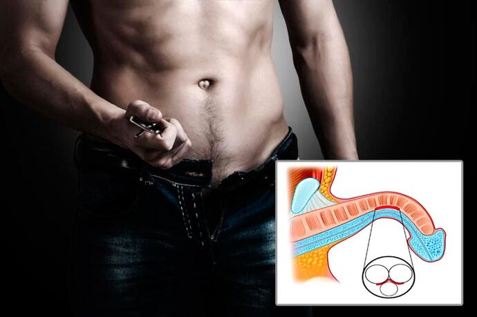Hombre se desabrocha la bragueta para hacer ejercicios de agrandamiento del pene